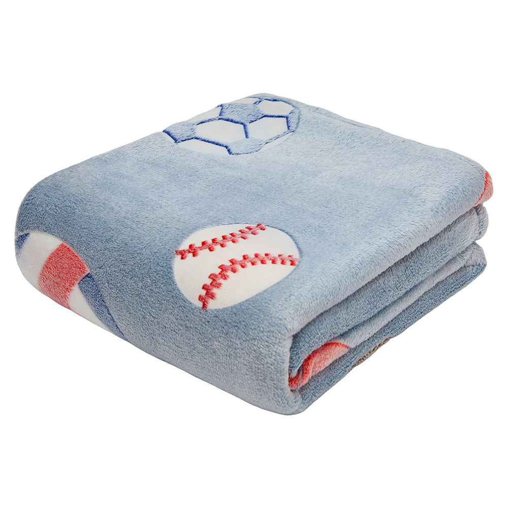 OLAOLA Football Printed Soft Cozy Throw Blankets Warm Lightweight Night Light Flannel Blanket For Couch Bed Sofa