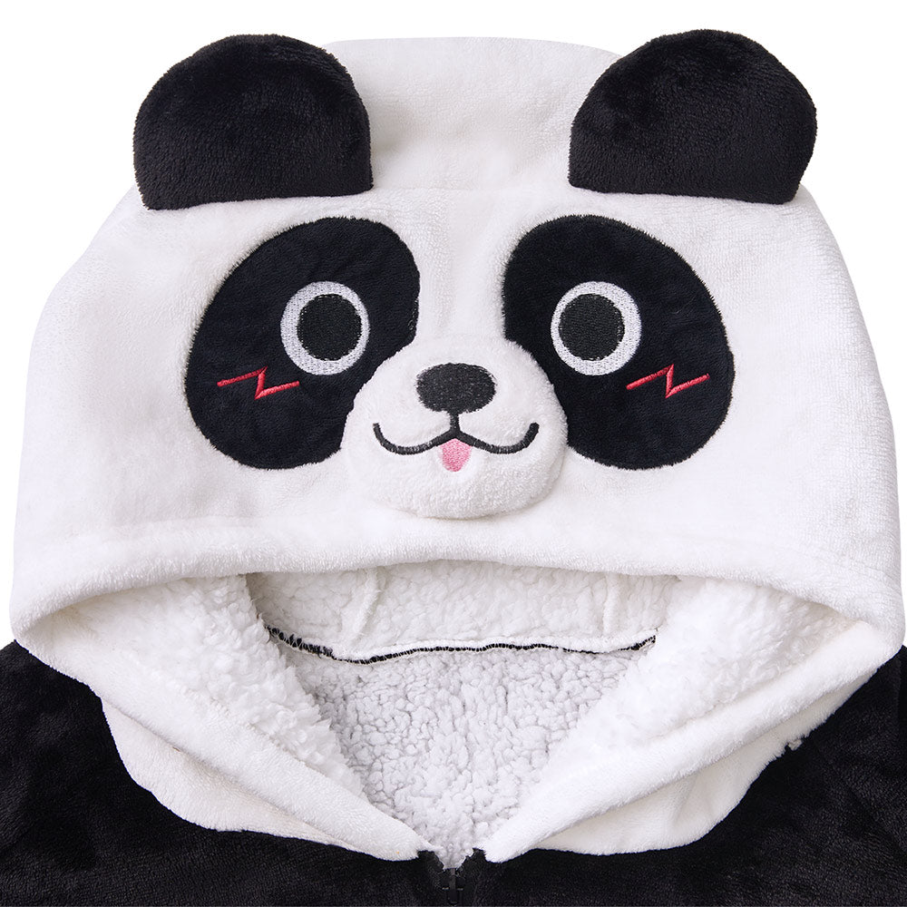 OLAOLA Panda Wearable Hoodie Animals Onesie Oversized Soft Homwear With Giant Pocket For Adult
