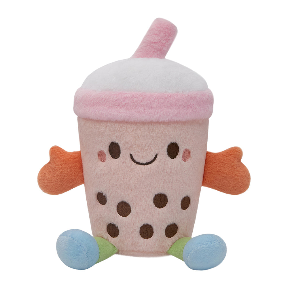 25CM OLAOLA Cute Stuffed Boba Plush Bubble Tea Plushie Pillow Milk Cup Soft Kawaii Food Hugging Toys Gifts For Kids