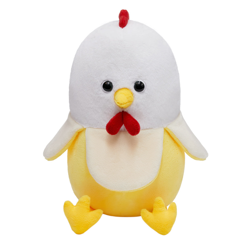 28CM Chicken Banana Plush Pillow Cute Banana Stuffed Animal Toy Soft Kawaii Plush Toys Perfect Halloween Christmas Gifts For Kids Adult