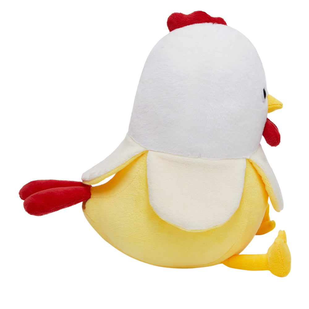 28CM Chicken Banana Plush Pillow Cute Banana Stuffed Animal Toy Soft Kawaii Plush Toys Perfect Halloween Christmas Gifts For Kids Adult