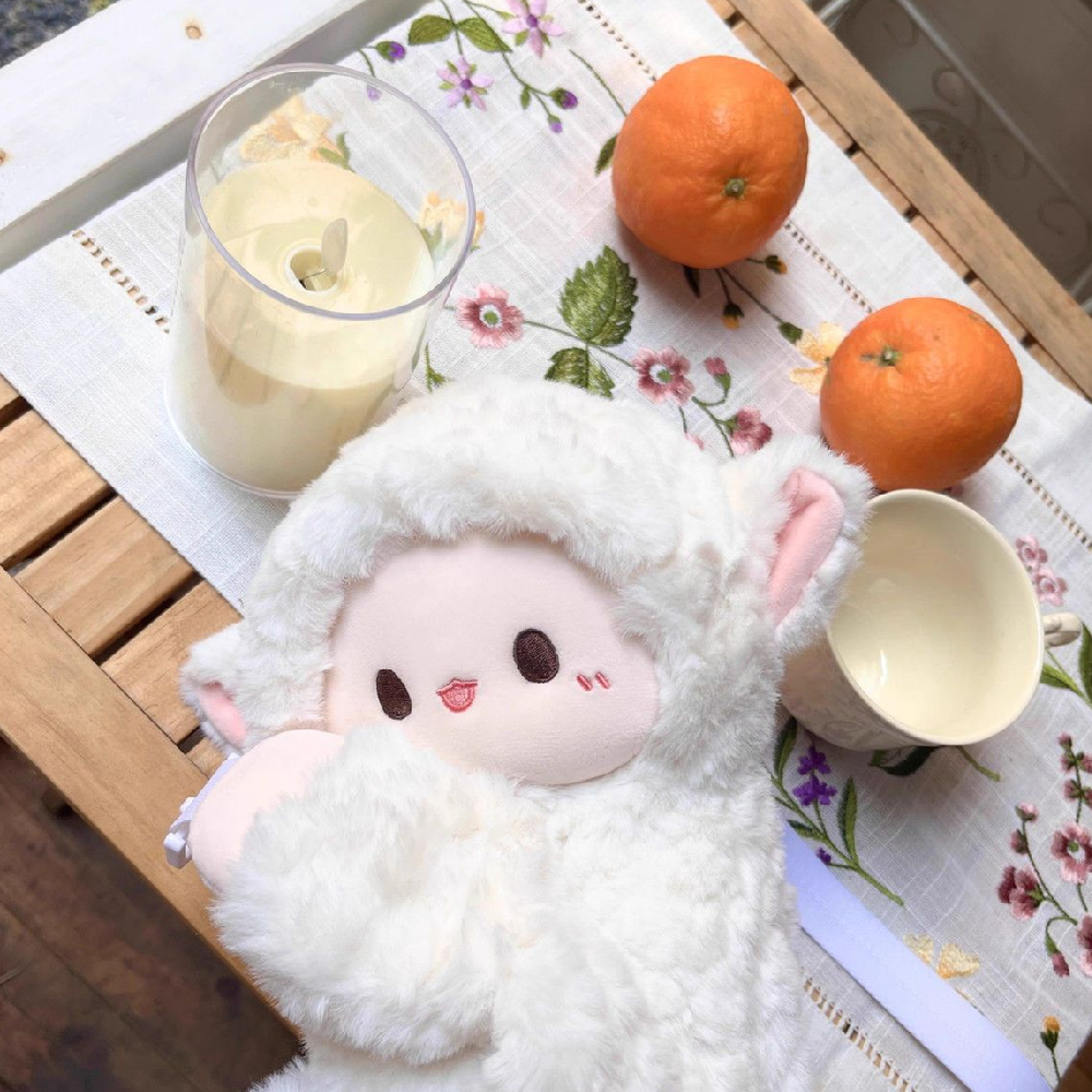 28CM Cute Plush Sheep Crossbody Handbag Stuffed Animal Backpack Kawaii Bag Halloween Christmas Gift For Adult Kids