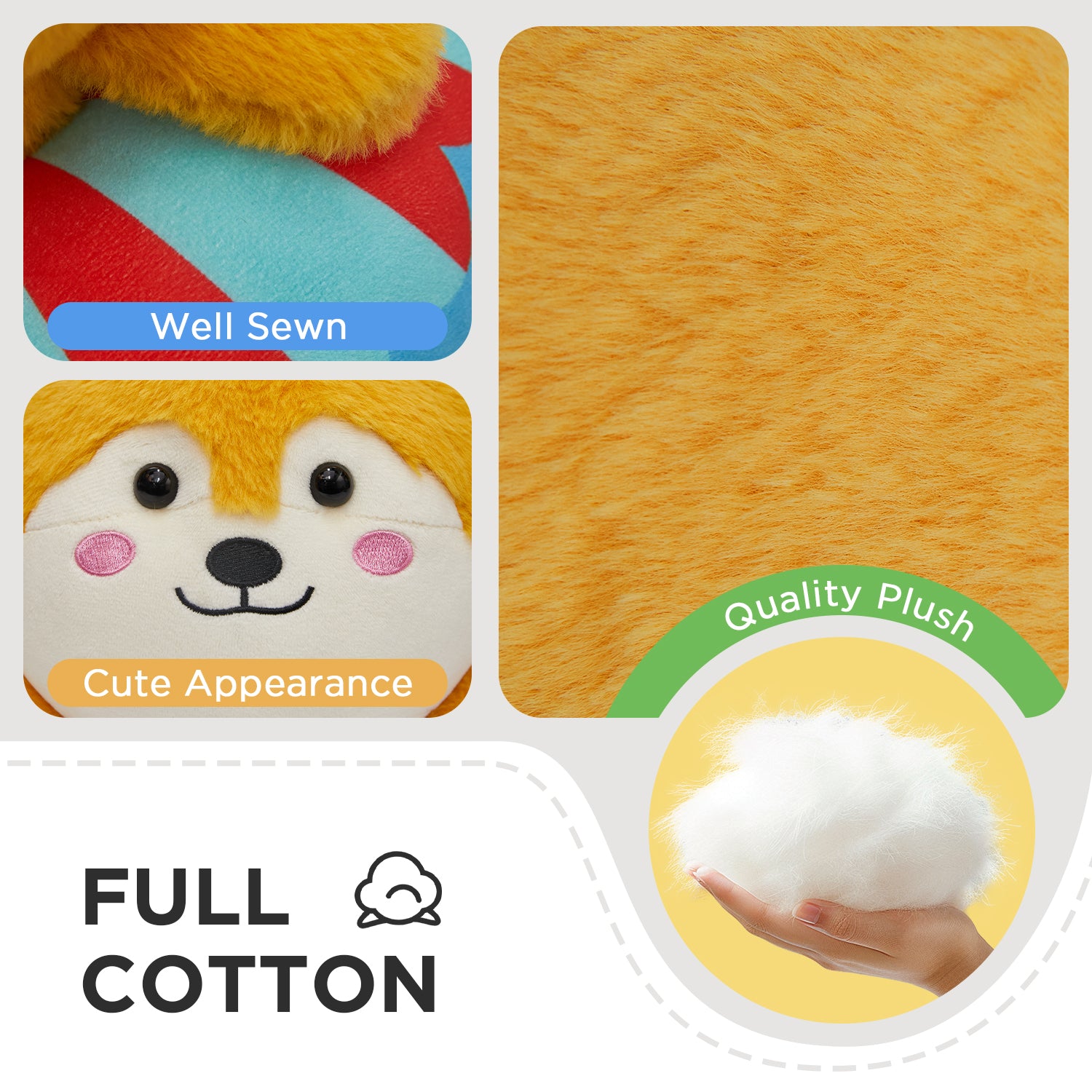 28CM OLAOLA Floatie Shiba Inu Swim Dog Original Plush Toys Soft Stuffed Dolls Animals Plushies Birthday Gift