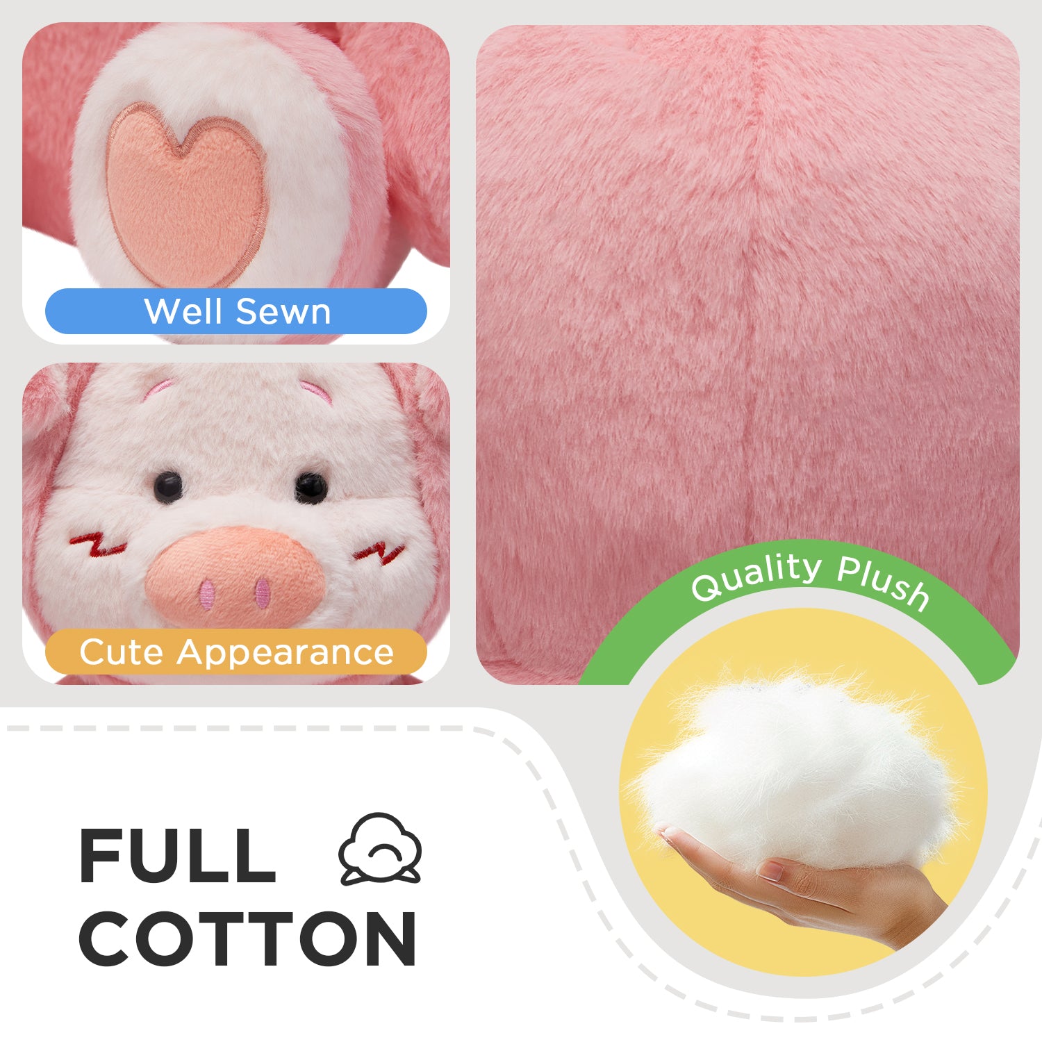 28CM OLAOLA Pink Peach Pig Original Plush Toys Soft Stuffed Dolls Animals Plushies Birthday Gift