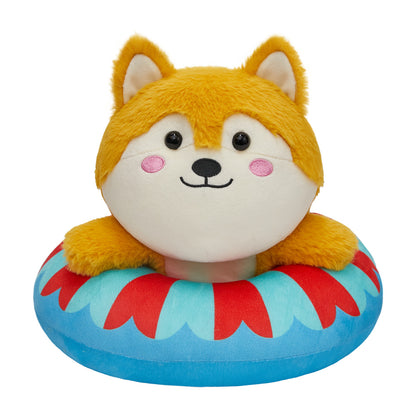 28CM OLAOLA Floatie Shiba Inu Swim Dog Original Plush Toys Soft Stuffed Dolls Animals Plushies Birthday Gift