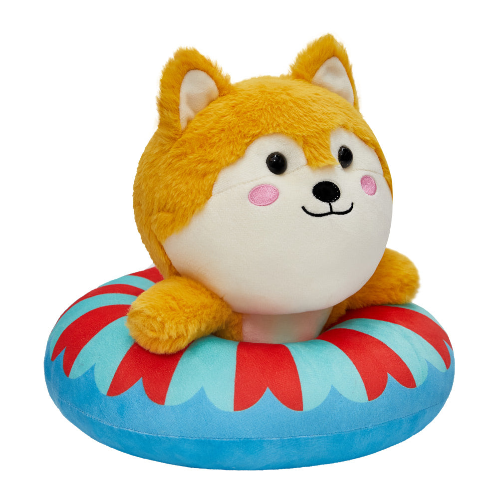28CM OLAOLA Floatie Shiba Inu Swim Dog Original Plush Toys Soft Stuffed Dolls Animals Plushies Birthday Gift