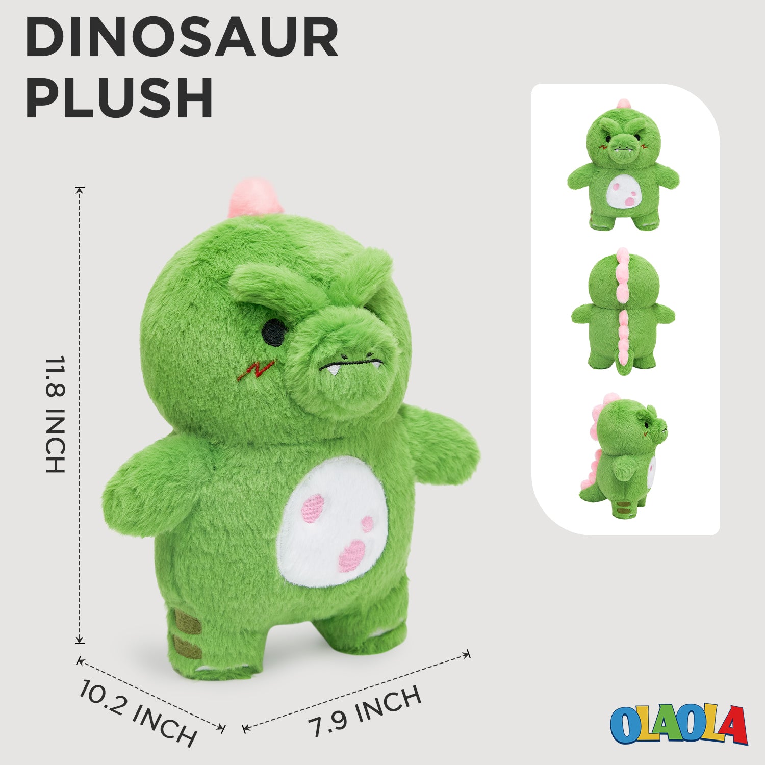 30CM OLAOLA Cartoon Dinosaur Plush Toys Soft Stuffed Dolls Animals Plushies Birthday Gift