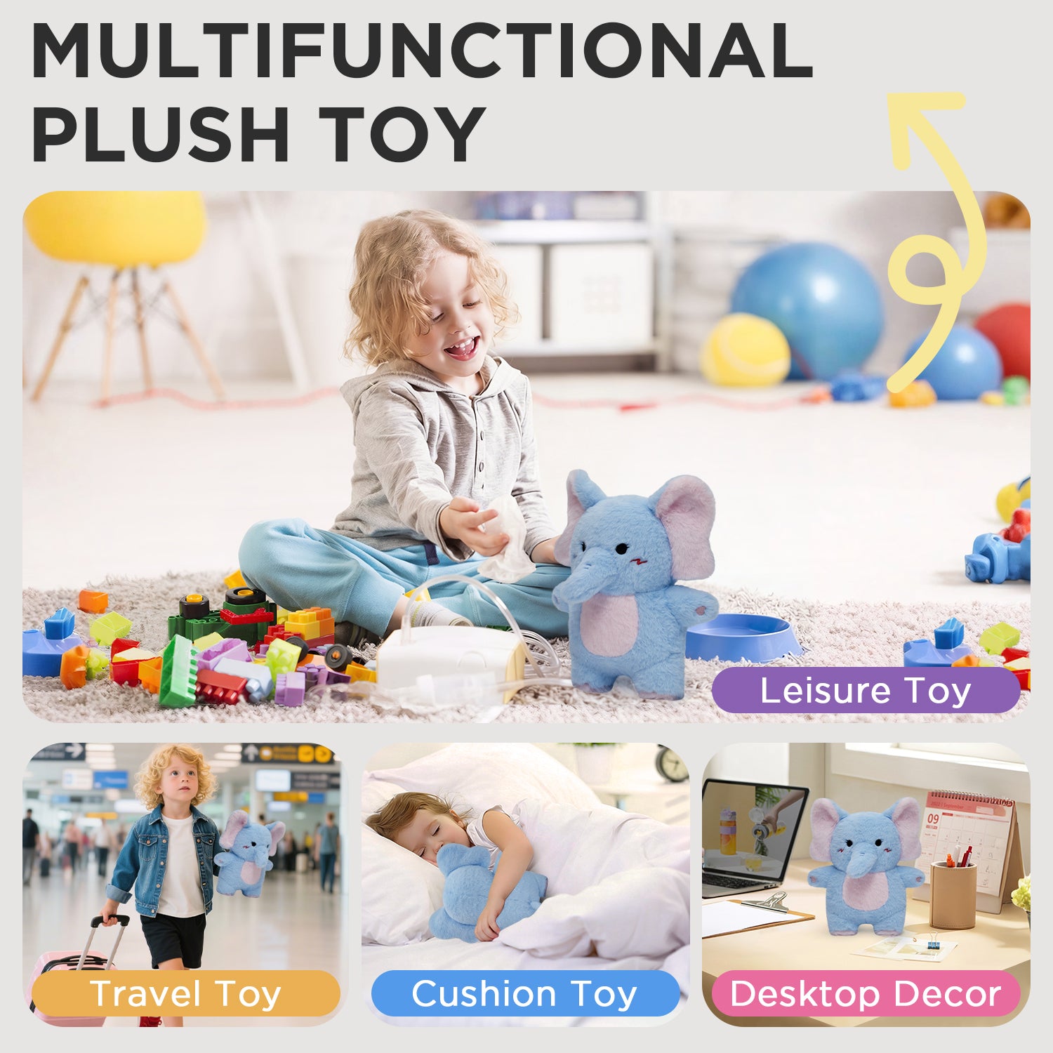 30CM OLAOLA Elephant Original Plush Toys Soft Stuffed Dolls Animals Plushies Birthday Gift