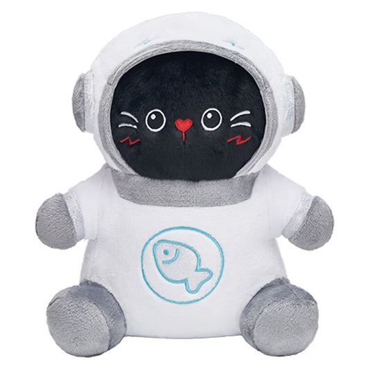 30CM OLAOLA Kawaii Spacesuit Black Cat Plush Toys Soft Stuffed Animals Dolls Pillow For Kids Adult Festival Gift