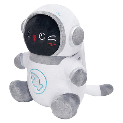 30CM OLAOLA Kawaii Spacesuit Black Cat Plush Toys Soft Stuffed Animals Dolls Pillow For Kids Adult Festival Gift
