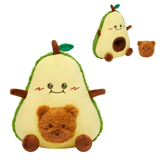 30CM OLAOLA Original Cute Avocado Bear Dolls Soft Stuffed Dolls Animals Food Plush Toys Plushies Birthday Gift