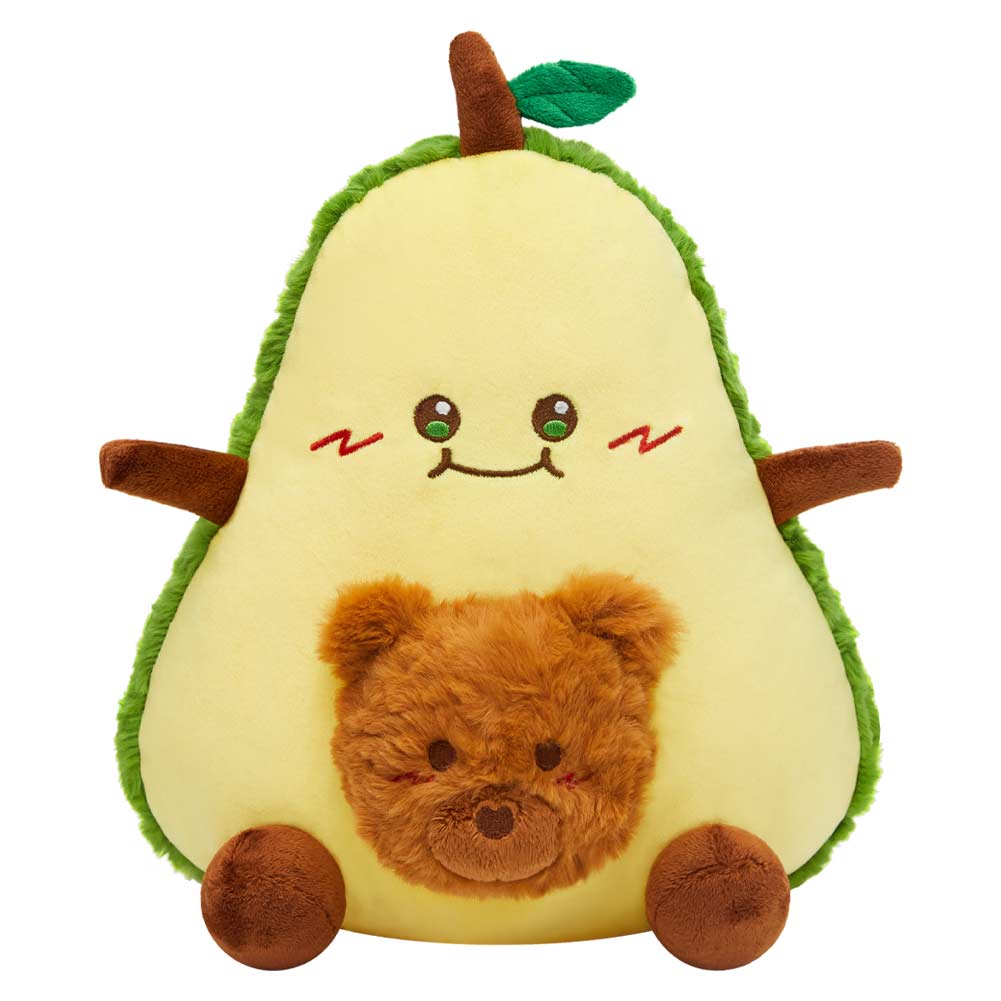 30CM OLAOLA Original Cute Avocado Bear Dolls Soft Stuffed Dolls Animals Food Plush Toys Plushies Birthday Gift