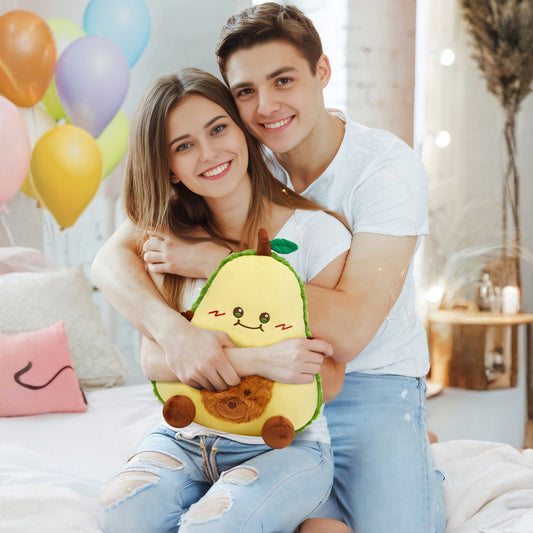 30CM OLAOLA Original Cute Avocado Bear Dolls Soft Stuffed Dolls Animals Food Plush Toys Plushies Birthday Gift