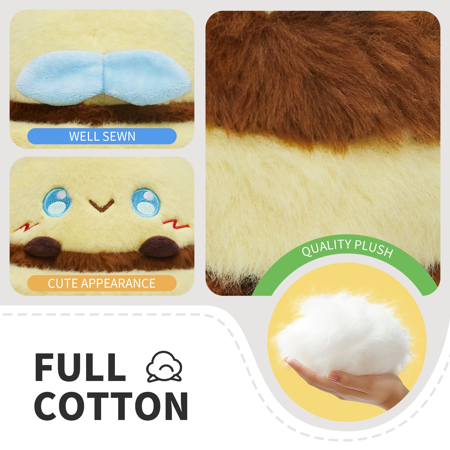 30CM OLAOLA Original Cute Honey Jar Bees Dolls Soft Stuffed Dolls Animals Food Plush Toys Plushies Birthday Gift