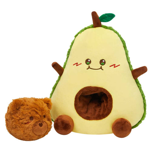 30CM OLAOLA Original Cute Avocado Teddy Bear Dolls Soft Stuffed Dolls Animals Food Plush Toys Plushies Birthday Gift