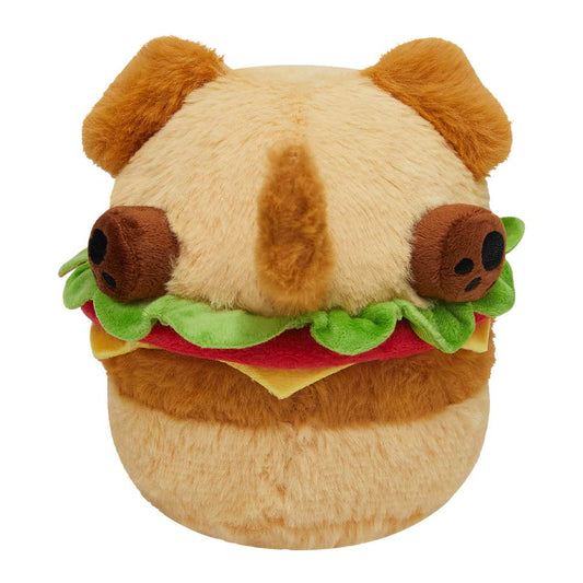 18CM OLAOLA Original Cute Hamburger Puppy Dog Dolls Soft Stuffed Dolls Animals Food Plush Toys Plushies Birthday Gift
