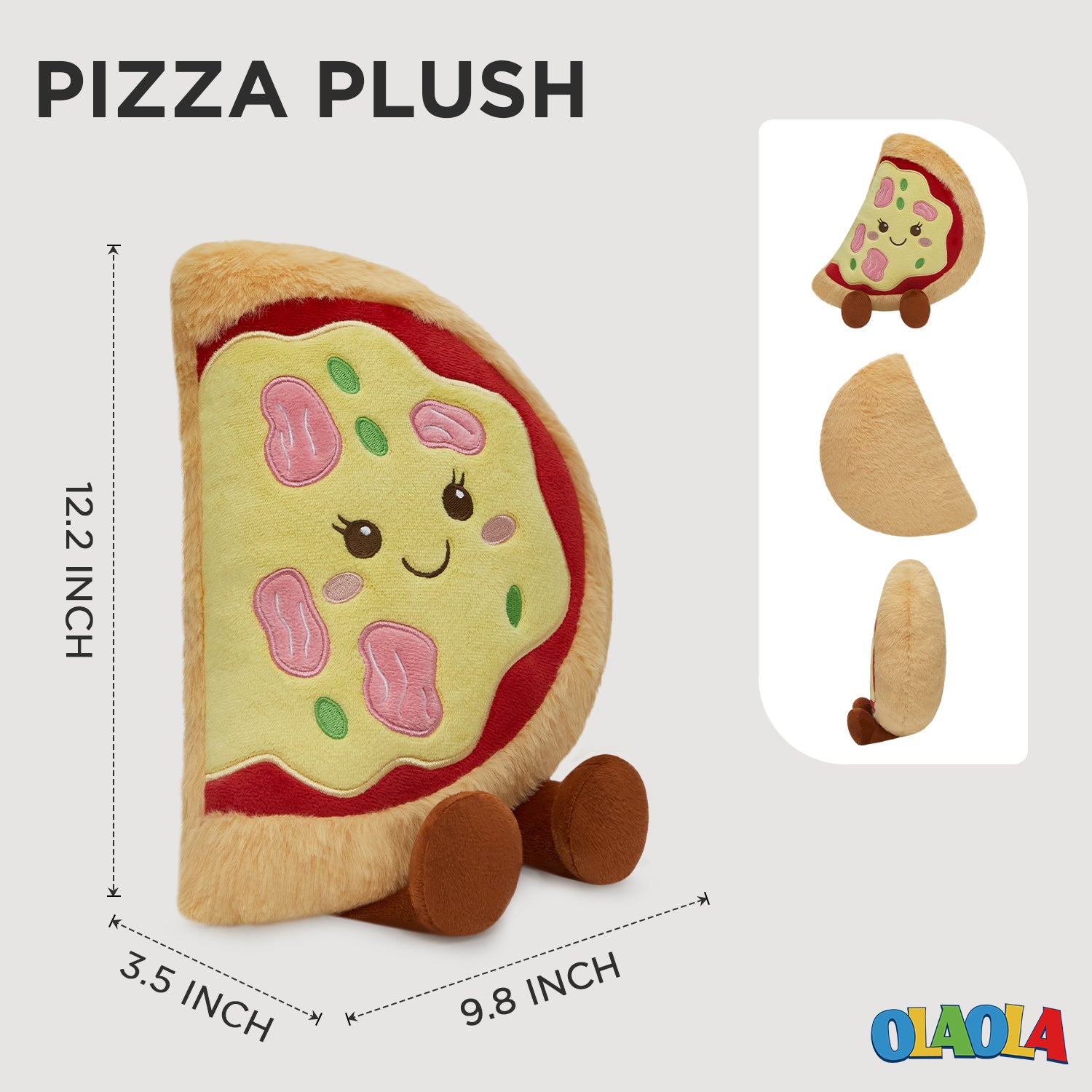 31CM OLAOLA Pizza Original Plush Toys Soft Stuffed Dolls Food Plushies Birthday Gift