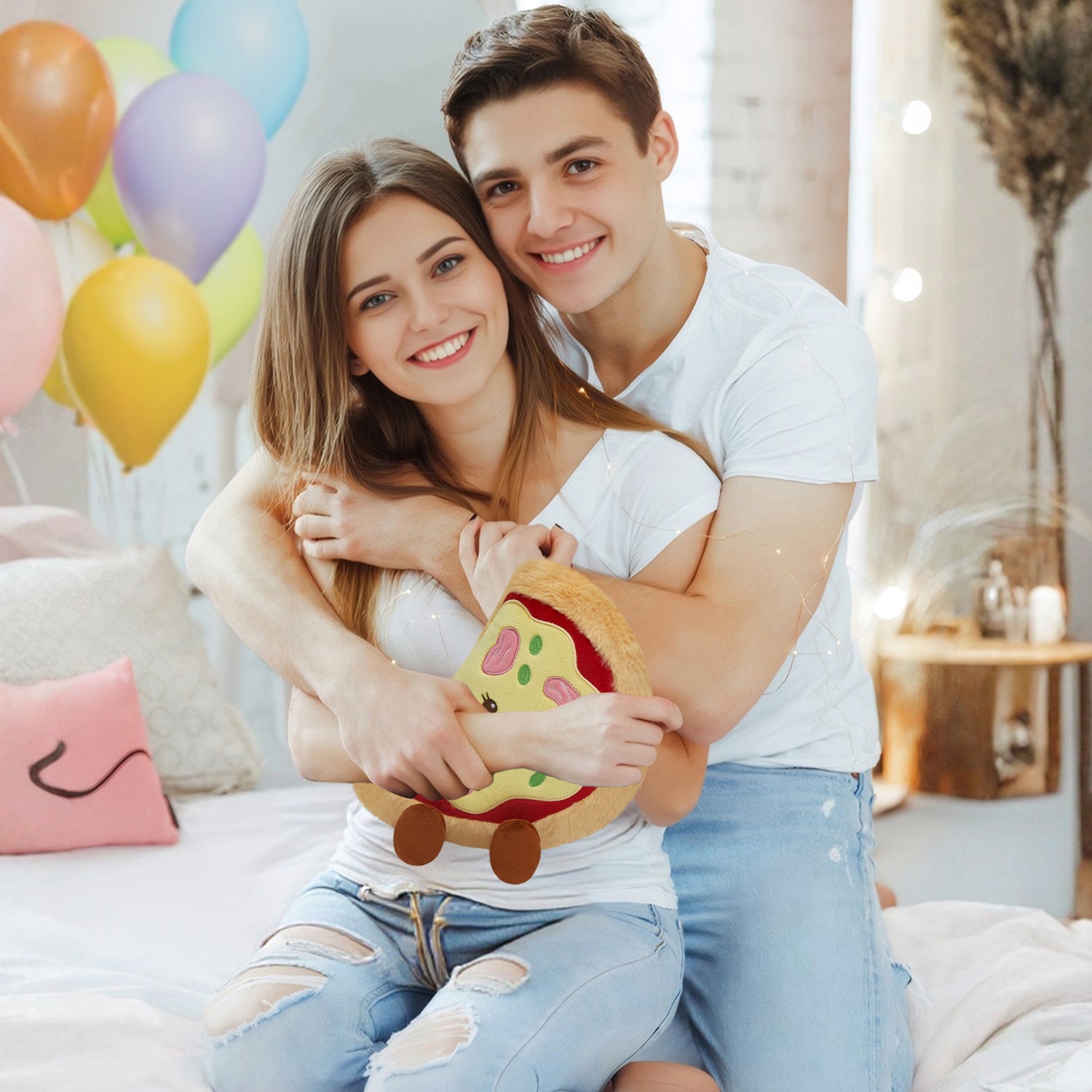 31CM OLAOLA Pizza Original Plush Toys Soft Stuffed Dolls Food Plushies Birthday Gift