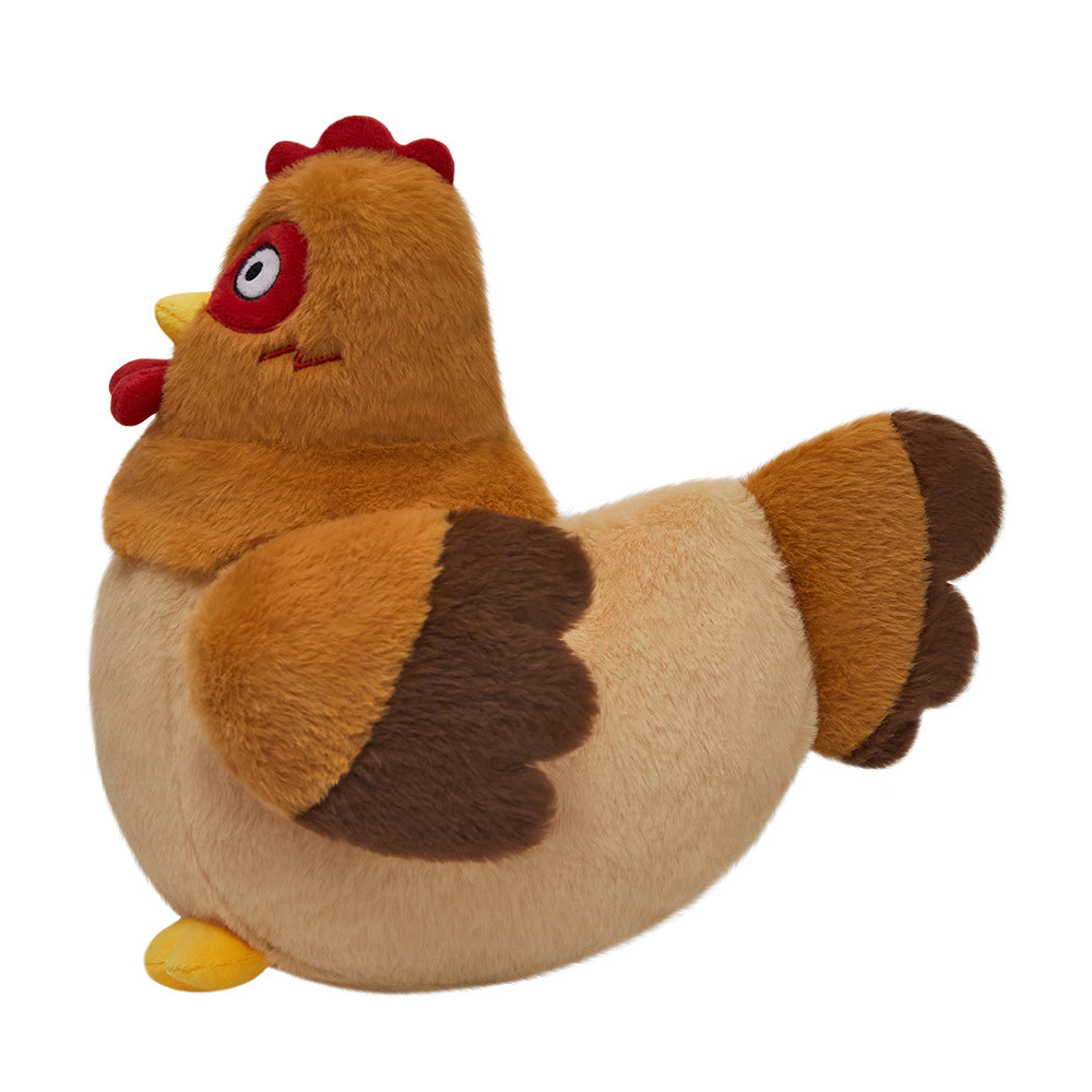 32CM OLAOLA Chicken Stuffed Animal Egg Laying Stuffed Chicken Toy For Kids Soft Plush Toy Doll Pillow Christmas Easter Gift