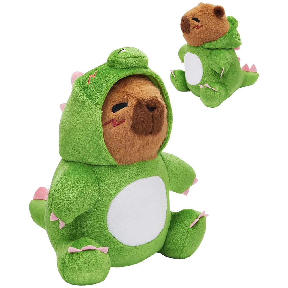 32CM OLAOLA Original Cute Capybara Dinosaur Dolls Soft Stuffed Dolls Animals Plush Toys Dino Plushies Birthday Gift