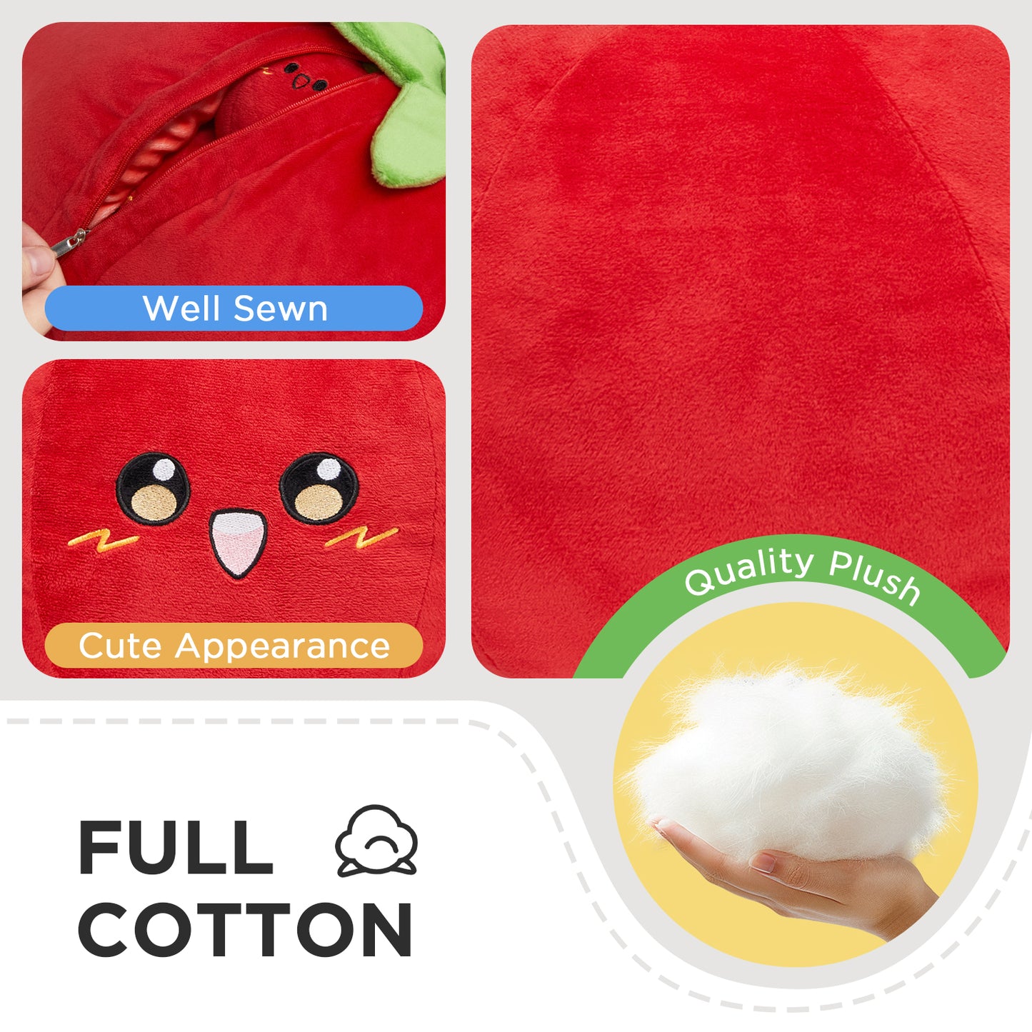 32CM OLAOLA Tomato Plush Toys Soft Stuffed Dolls Animals Plushies Birthday Gift