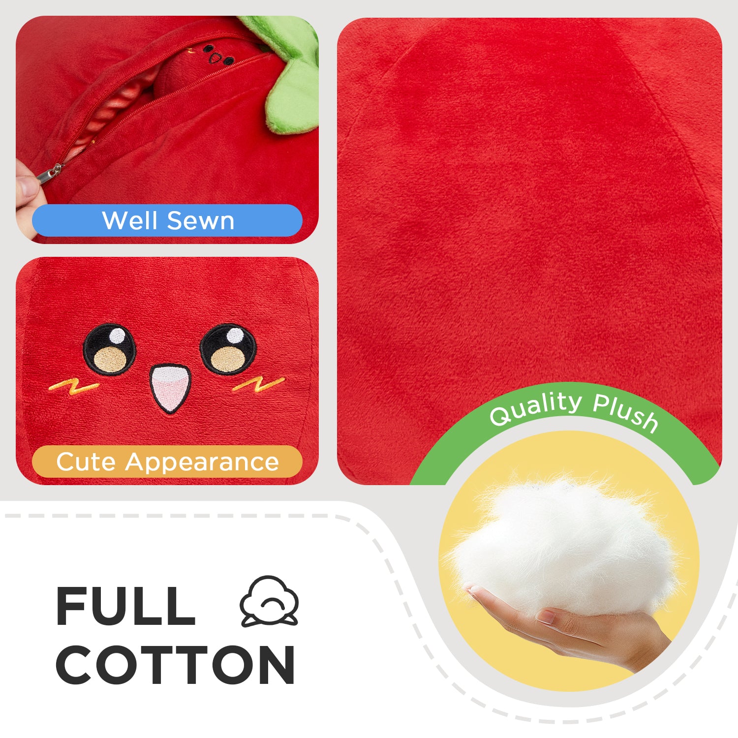 32CM OLAOLA Tomato Plush Toys Soft Stuffed Dolls Animals Plushies Birthday Gift