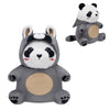 35CM OLAOLA Original Cute Panda Raccoon Pajamas Dolls Soft Stuffed Dolls Animals Plush Toys Plushies Birthday Gift