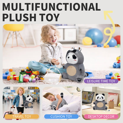 35CM OLAOLA Original Cute Panda Raccoon Pajamas Dolls Soft Stuffed Dolls Animals Plush Toys Plushies Birthday Gift