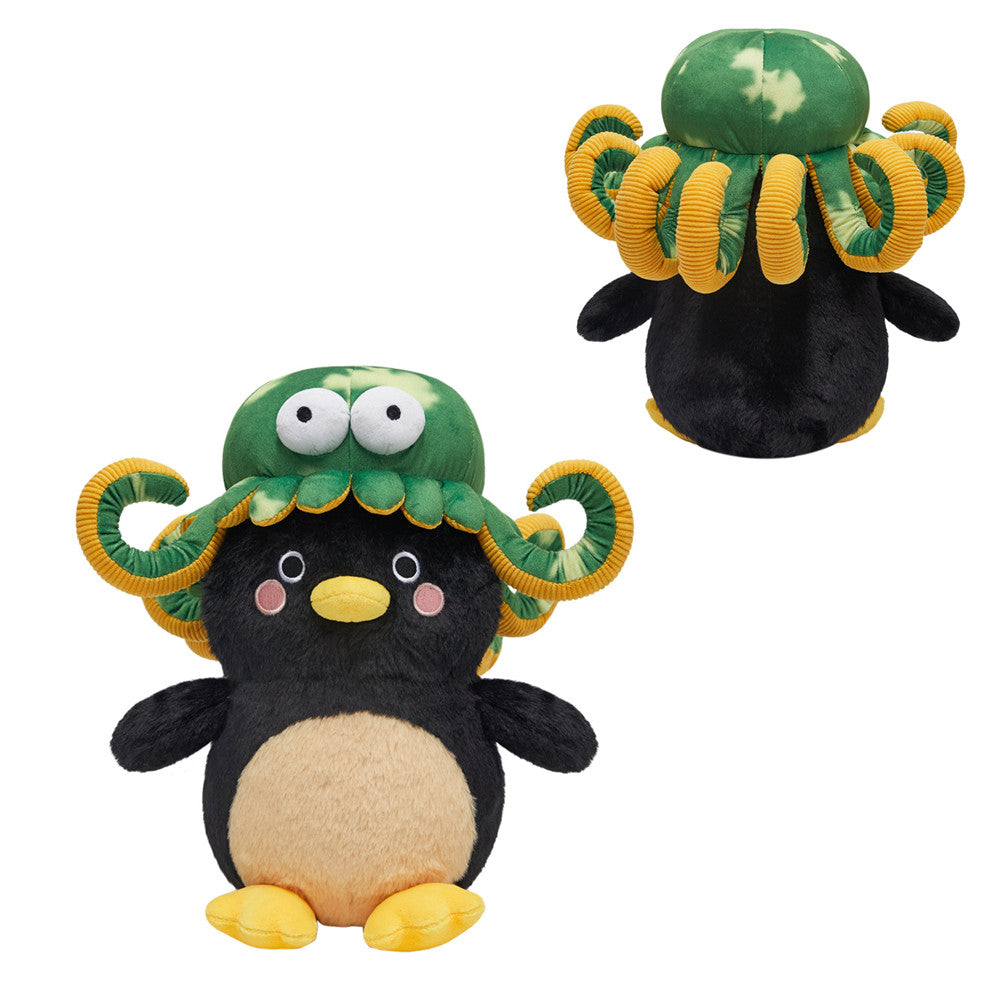 35CM OLAOLA Penguin Octopus Cosplay Plush Toys Cartoon Soft Stuffed Dolls Mascot Birthday Xmas Gift