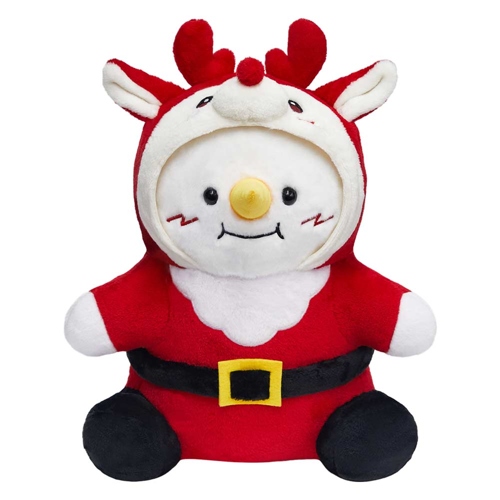 38CM OLAOLA Snowman With Reindeer Suit Plush Toys Plushies Soft Stuffed Dolls Animals Toys Christmas Birthday Gift