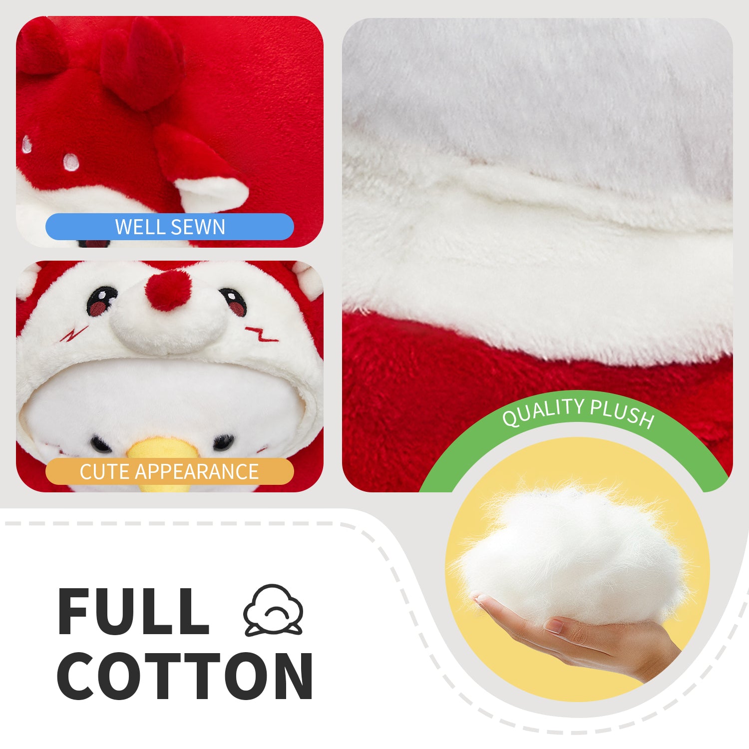 38CM OLAOLA Snowman With Reindeer Suit Plush Toys Plushies Soft Stuffed Dolls Animals Toys Christmas Birthday Gift