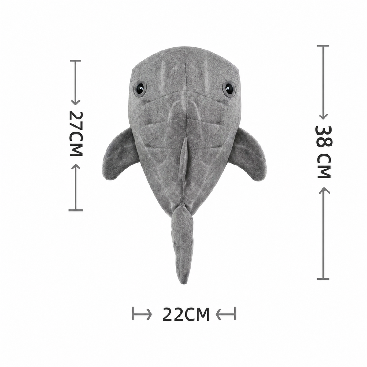 38CM Whale Shark Crossbody Canvas Bag Kawaii Animal Backpack With Shark Pins And Accessories Halloween Gift