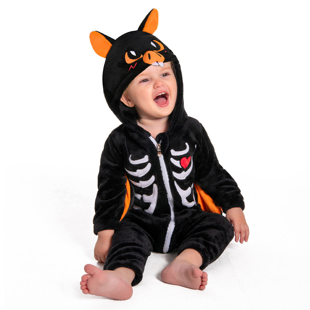 OLAOLA Baby Bat Animal Onesie Toddler Romper Plush Dress Up Infant Outfits Halloween Cosplay Costume
