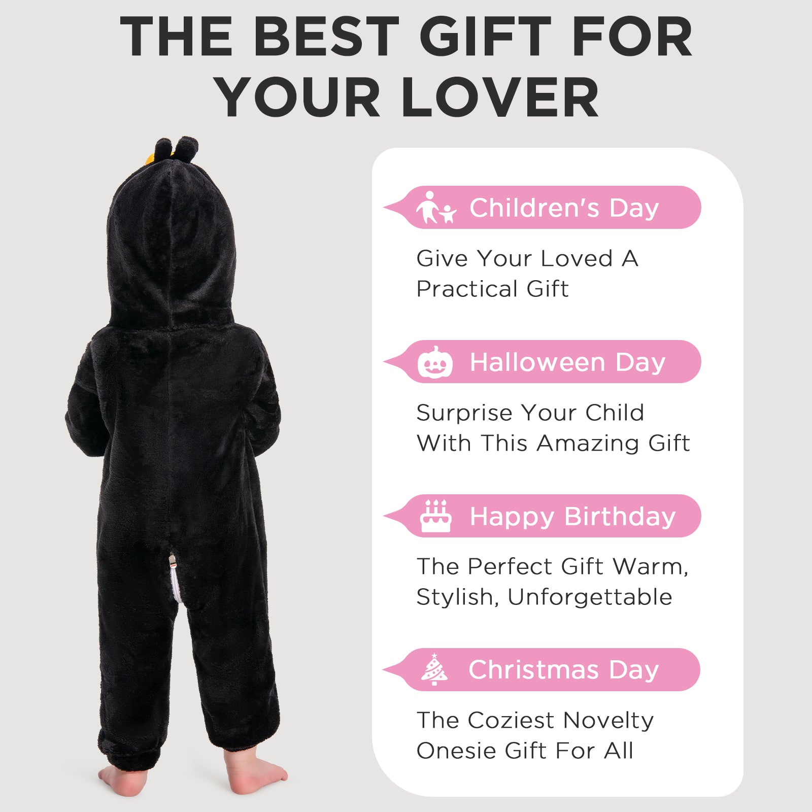 OLAOLA Baby Penguin Pajamas Animal Onesie Toddler Romper Plush Dress Up Infant Outfits Birthday Party Sleepwear