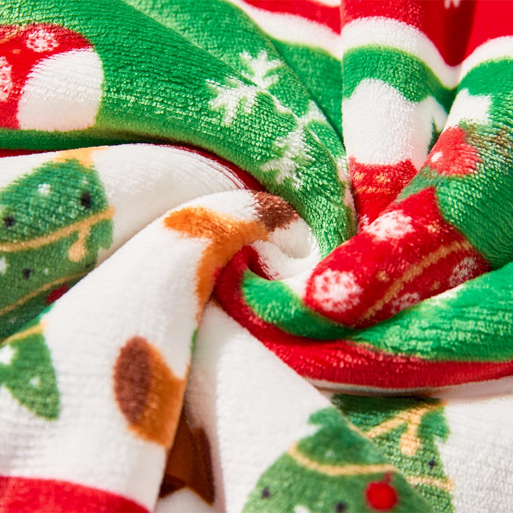 OLAOLA Christmas Tree Snowman Elk Red Wearable Blanket Hoodie Animals Onesie Oversized Soft Homwear For Adult