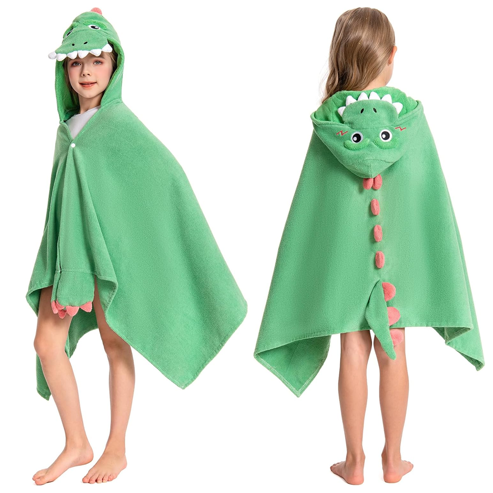 OLAOLA Kids Dinosaur Animal Beach Towels Blanket Plush Soft Absorbent Microfibre Outdoor Homewear