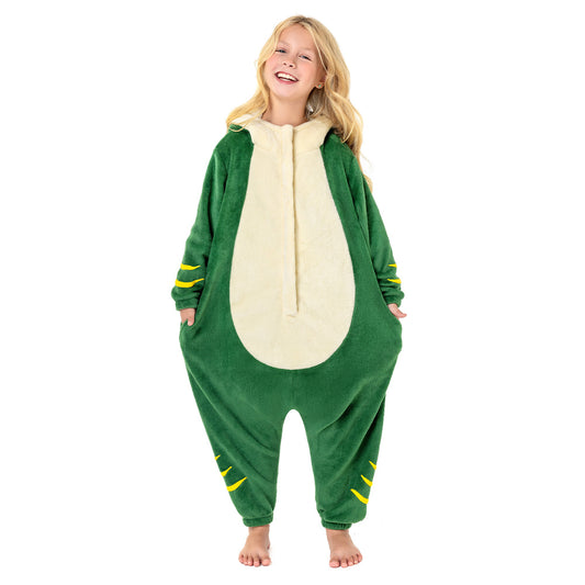 OLAOLA Kids Snake Animal Onesie Plush Soft Flannel Warm Home Pajamas One-Piece Sleepwear