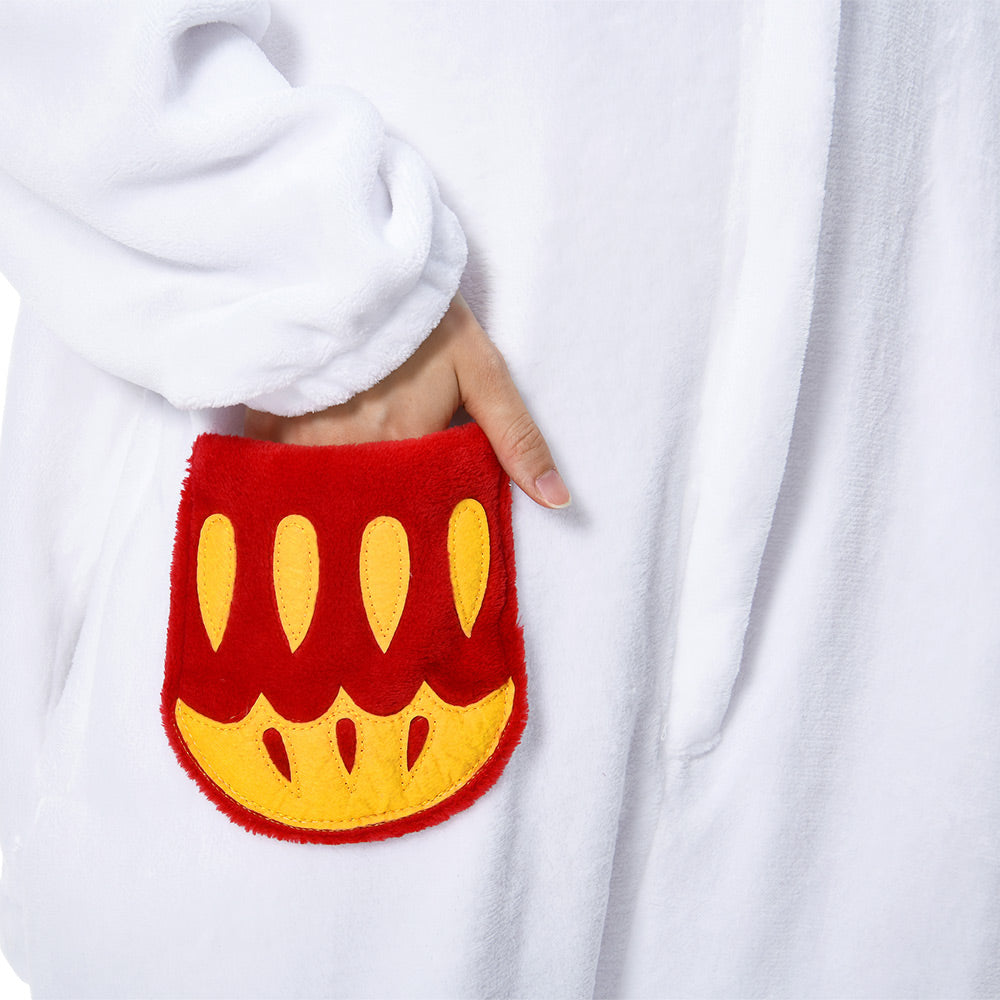 OLAOLA Unisex Adult Plush Chick Animals Onesie Pajamas Warm Home One-Piece Sleepwear