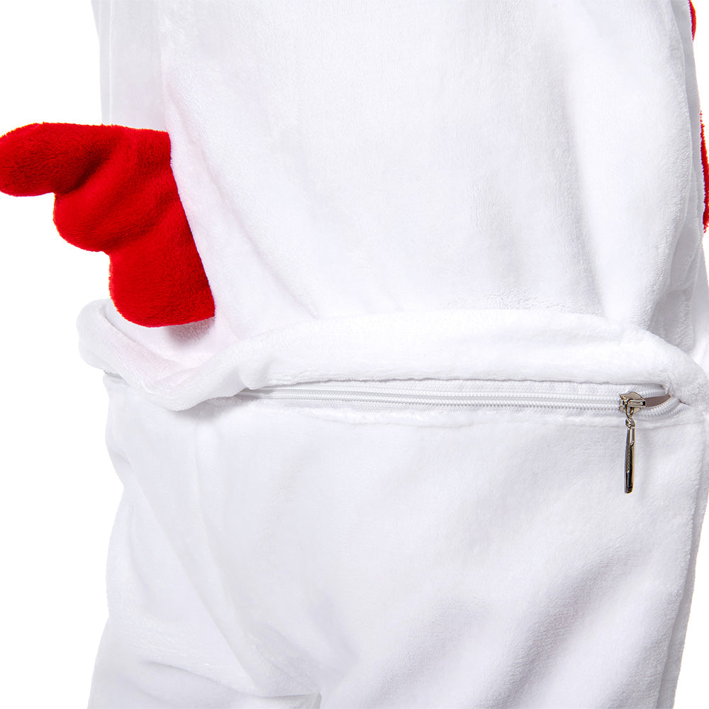 OLAOLA Unisex Adult Plush Chick Animals Onesie Pajamas Warm Home One-Piece Sleepwear