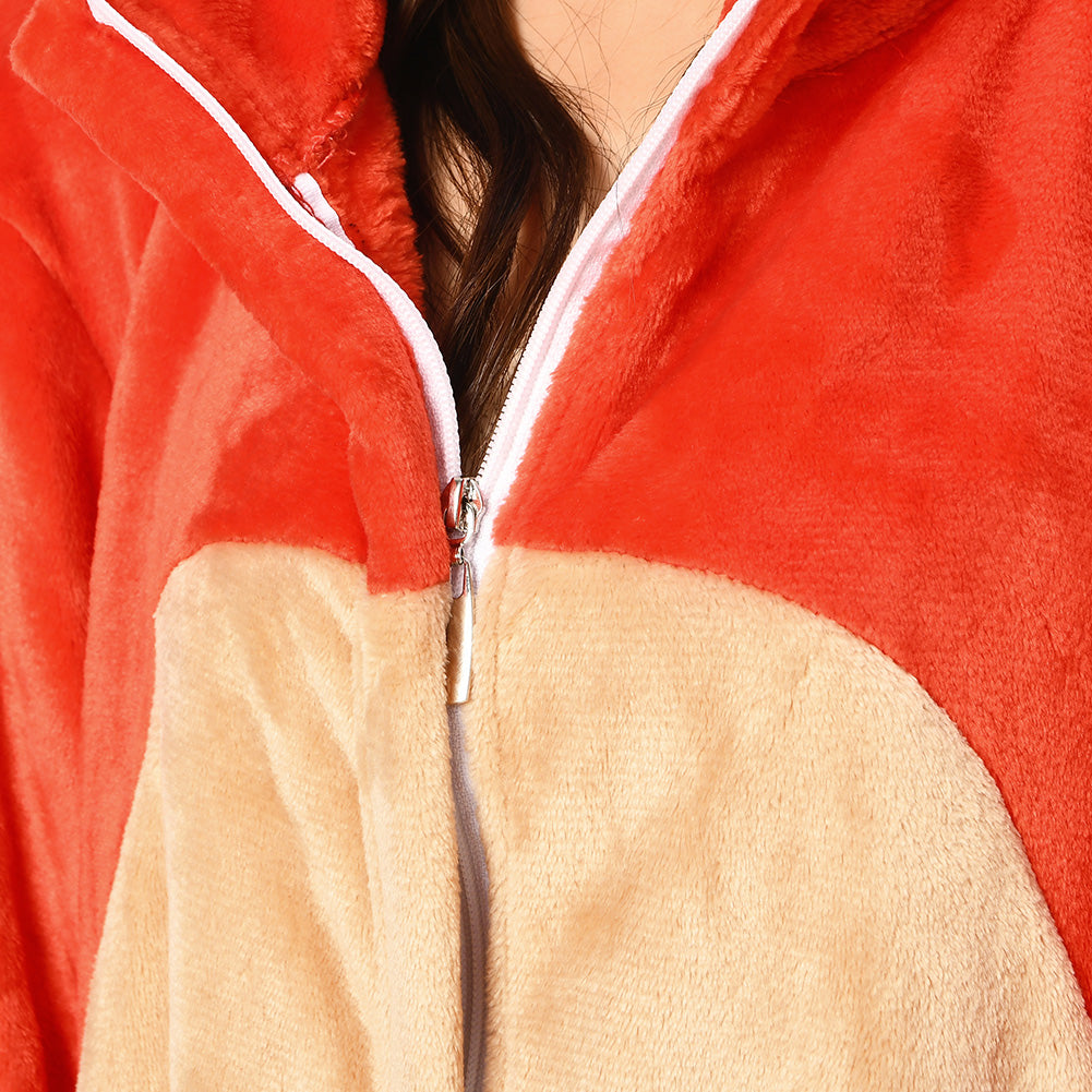 OLAOLA Unisex Adult Plush Crayfish Animals Onesie Pajamas Warm Home One-Piece Sleepwear