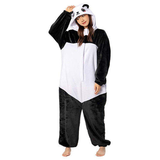 OLAOLA Unisex Adult Plush Giant Panda Animals Onesie Pajamas Warm Home One-Piece Sleepwear
