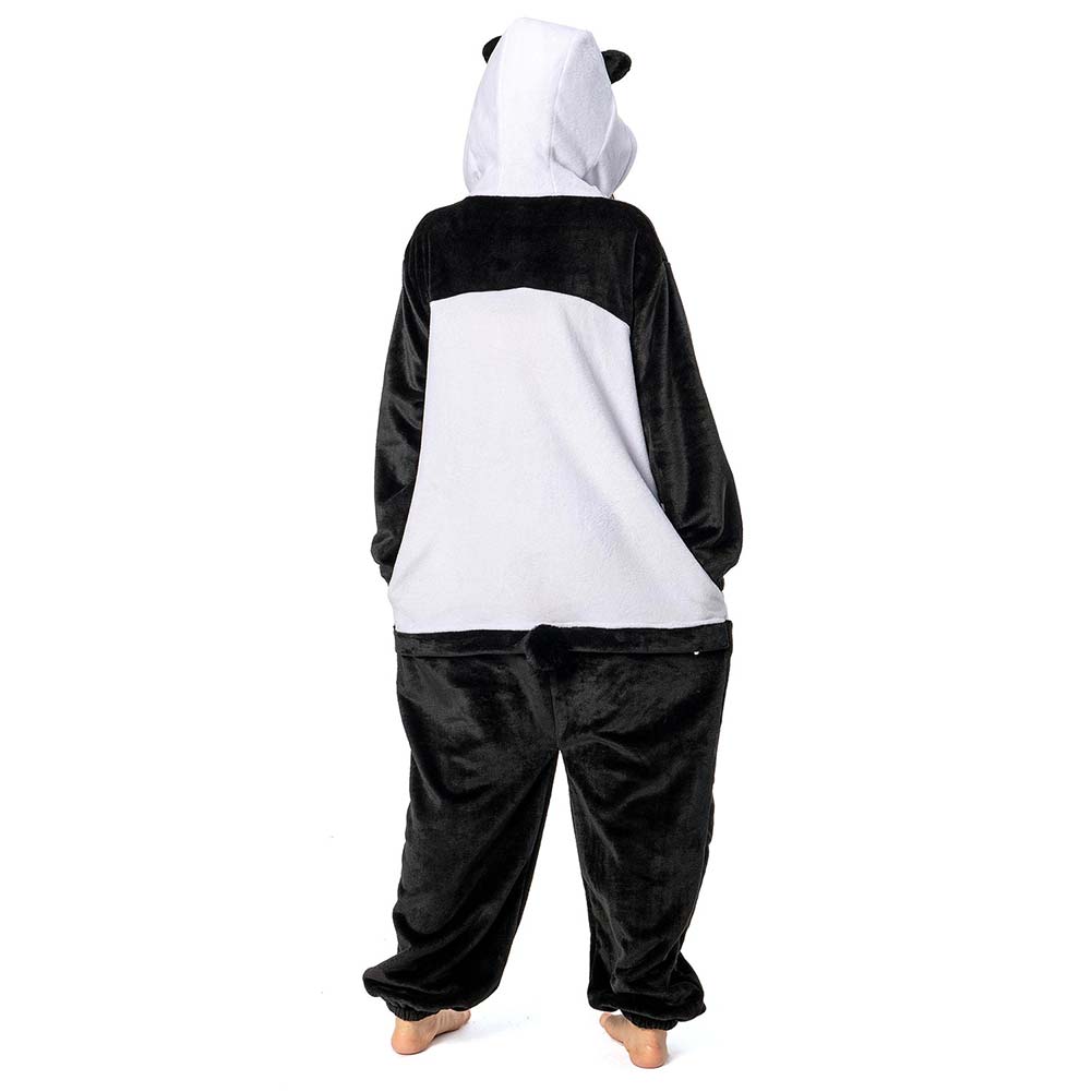 OLAOLA Unisex Adult Plush Giant Panda Animals Onesie Pajamas Warm Home One-Piece Sleepwear