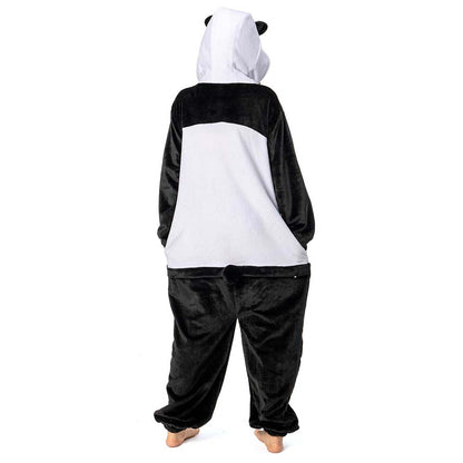 OLAOLA Unisex Adult Plush Giant Panda Animals Onesie Pajamas Warm Home One-Piece Sleepwear