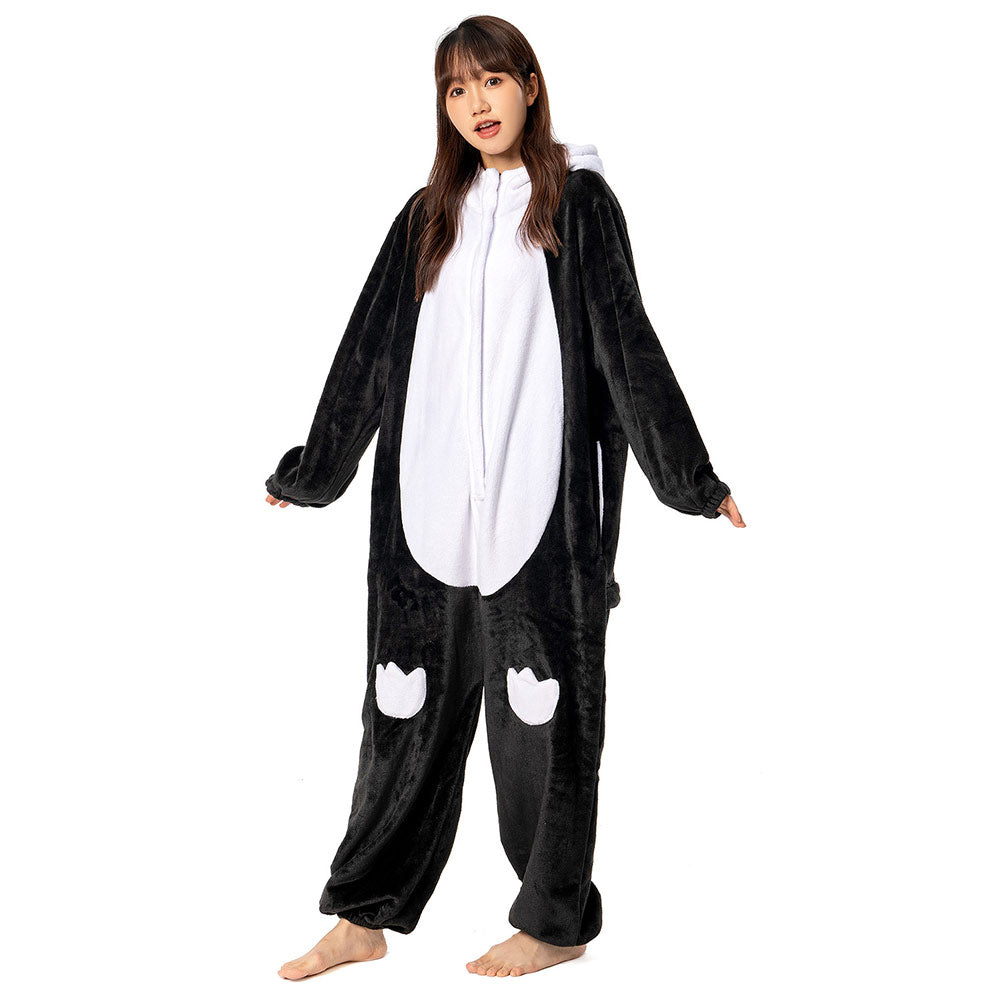 OLAOLA Unisex Adult Plush Penguin Animals Onesie Pajamas Warm Home One-Piece Sleepwear