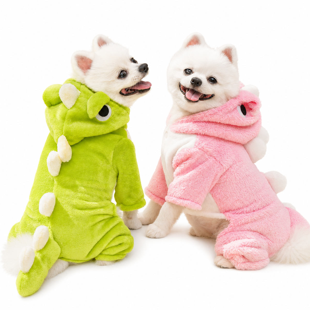 Plush Dinosaur Bee Pet Costume Soft Warm Perfect For Dog Cat Outfits Animal Onesie Halloween Easter Christmas Pets Cosplay Costume