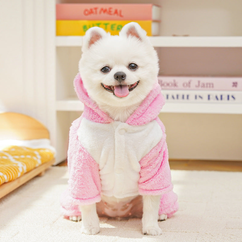 Plush Dinosaur Bee Pet Costume Soft Warm Perfect For Dog Cat Outfits Animal Onesie Halloween Easter Christmas Pets Cosplay Costume