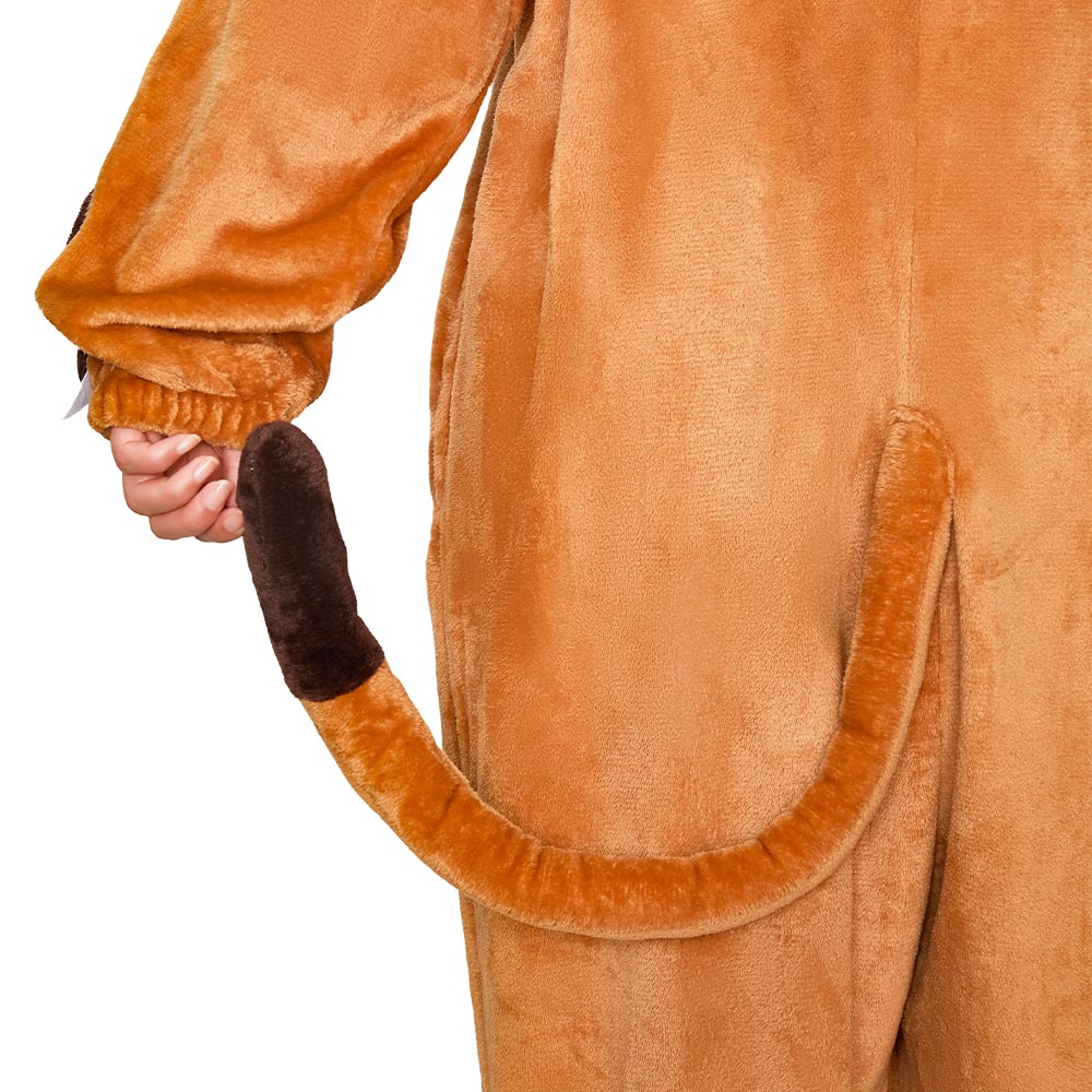  OLAOLA Meerkat Pajamas Animals Onesie Plush Warm Home One Piece For Adult Unisex Halloween Costume