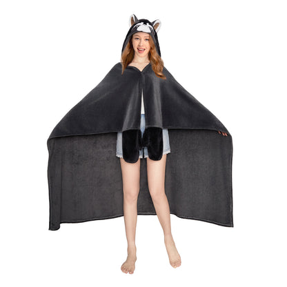   OLAOLA Raccoon Air Conditioning Blanket Animals Onesie Plush Warm Home One Piece For Adult Unisex