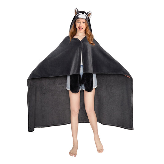   OLAOLA Raccoon Air Conditioning Blanket Animals Onesie Plush Warm Home One Piece For Adult Unisex