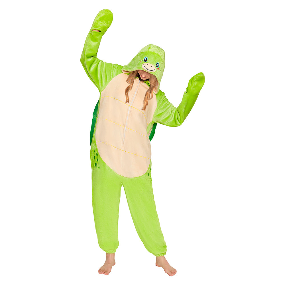 OLAOLA Sea Turtle Capybara Pajamas Animals Onesie Plush Warm Home One Piece For Adult Unisex Halloween Costume